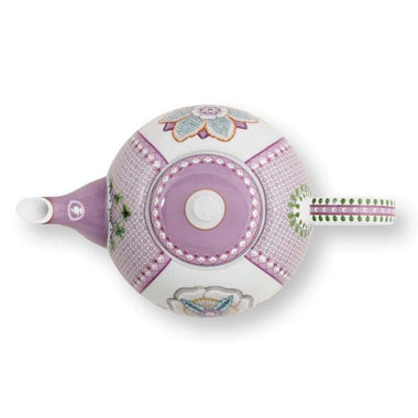 Pip Studio Lily & Lotus Tiles 1.6L Teapot - Lilac